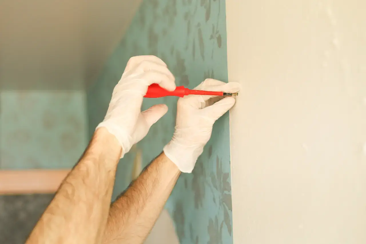Wallpaper removal by Bravo's Painting Services in Connecticut